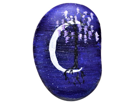 crescent dreams rock art painting kit & video lesson