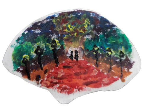 lovers promenade rock art painting kit & video lesson